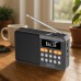 Mini Radio FM Bluetooth Przenośne na Baterie Kuchenne Bezprzewodowy