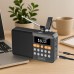Mini Radio FM Bluetooth Przenośne na Baterie Kuchenne Bezprzewodowy