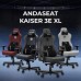 material Anda Seat Kaiser 3E XL Gray Blue Fabric