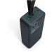 PORT CONNECT External USB-C battery integrated lamp | 30000 mAh | Blue