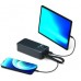 PORT CONNECT External USB-C battery integrated lamp | 30000 mAh | Blue
