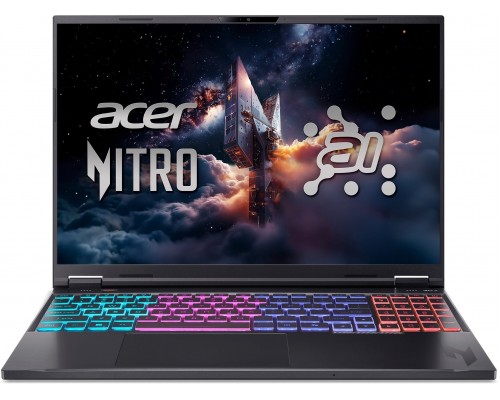 Laptop Acer Nitro 16 AI AN16-61 Ryzen AI 9 365 / 16 GB / 1 TB / RTX 5070 / 180 Hz (NH.QXZEP.001)