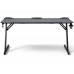 Gaming galds gamingowe 160x60x75 cm komputerowe BG101 Black z uchwytem
