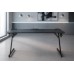 Gaming galds gamingowe 160x60x75 cm komputerowe BG101 Black z uchwytem