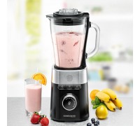goblet Rommelsbacher MX 1260 blender stołowy 1200 W Black, stal nierdzewna, przezroczysty