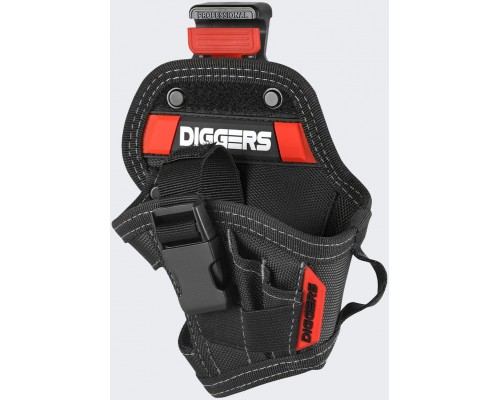 Mala Kabura na Wkrętarkę Diggers Quick Click BLACK