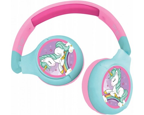 Unicorn 2 in 1 Bluetooth® and Wired comfort foldable  with kids safe volume