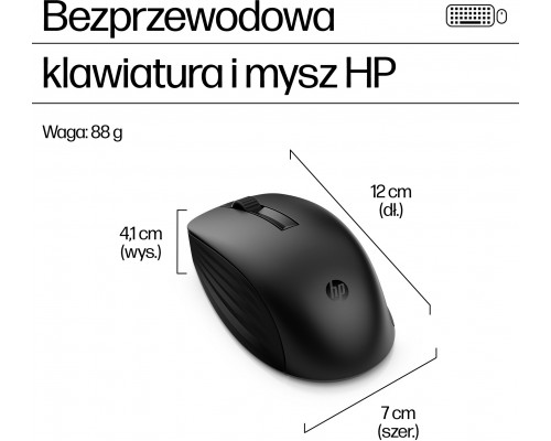 HP 655 Wireless Mouse Keyboard Combo - Black - ESTONIAN