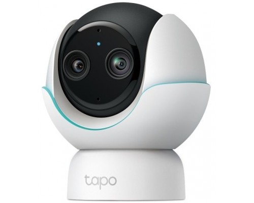 TP-Link Kamera sieciowa do monitoringu, obracanie, nachylanie, kolor, dzień i noc - 2560 x 1440 (szeroki) / 1920 x 1080 (teleobiektyw) - 2K, 1080p - Audio - drahtlos - Wi-Fi - Bluetooth 5.0 - H.264 - 5 V