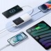 Baseus Lipow 10000mAh 22,5W with two built-in cables (with Baseus Simple USB-A - USB-C 3A 20cm) - White