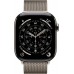 Watch Series 11 GPS + Cellular koperta 46 mm z tytanu w kolorze naturalnym, bransoleta mediolańska w kolorze naturalnym - rozmiar S/M