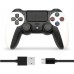 BEZPRZEWODOWY PAD GAMINGOWY DO PS4 KONTROLER DOUBLESHOCK WIBRACJE ZAMIENNIK