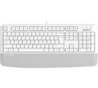 A4Tech A4tech FK20, multimedialna klawiatura biurowa, CZ/US, USB, biała