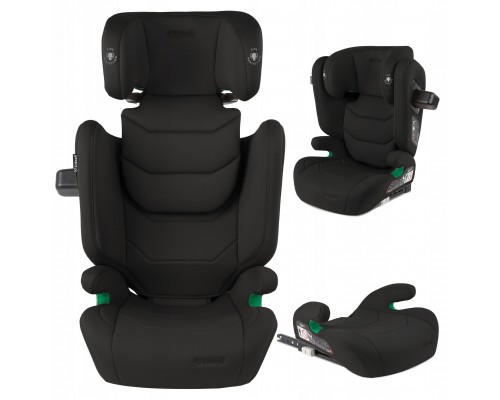 KIDWELL FOTELIK TENDO BLACK 100-150cm ISOFIX