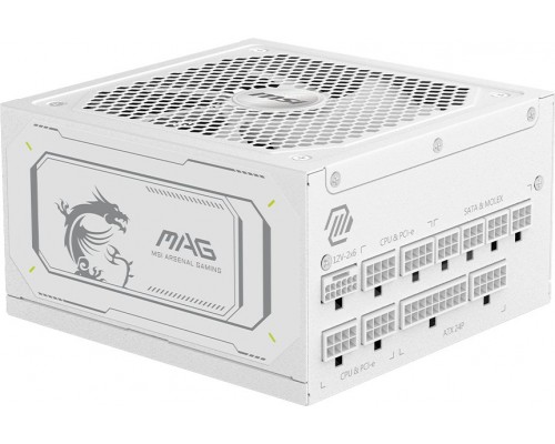 MSI MAG A1000GL PCIE5 White 1000W (306-7ZP9B51-CE0)