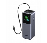 20000mAh UGREEN PB726 USB + USB-C 165W With retractable cable (Grey)
