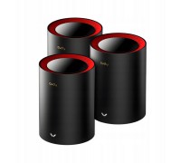 Cudy DOMOWY SYSTEM WI-FI MESH M3000(3-PACK)-BLACK Wi-Fi 6 2.4&nbsp;GHz, 5&nbsp;GHz, 574&nbsp;Mb/s + 2402&nbsp;Mb/s CUDY