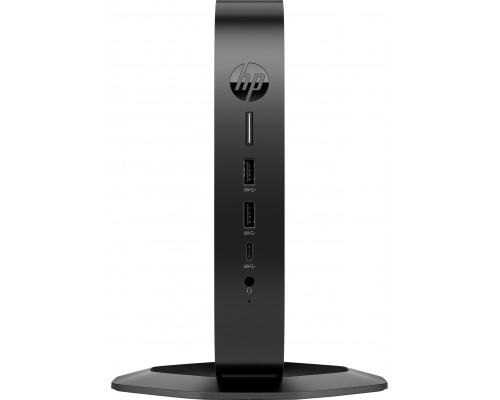 Komputer HP Elite t655 - Thin Client - SFF - 1 x Ryzen Embedded R2314 / 2.1 GHz - RAM 8 GB - Flash 64 GB - eMMC - Radeon Graphics - 1GbE - Win 10 IoT Enterprise - Monitor: żaden - Tastatur: francuski