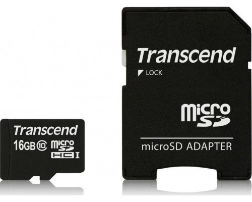 SD  Transcend MicroSDHC 16 GB Class 10  (TS16GUSDHC10)