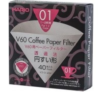 Hario Paper filters Hario to the drip V60-01 40 pcs.