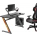 Gaming desk NanoRS RS120 Black 120 cmx60 cm