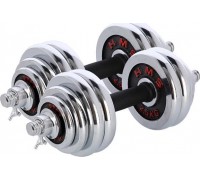 HMS ‎Dumbbells STC30 chrome plated 2 x 15 kg