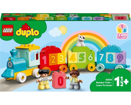 LEGO Duplo Skaitļu vilciens — iemācies skaitīt (10954)