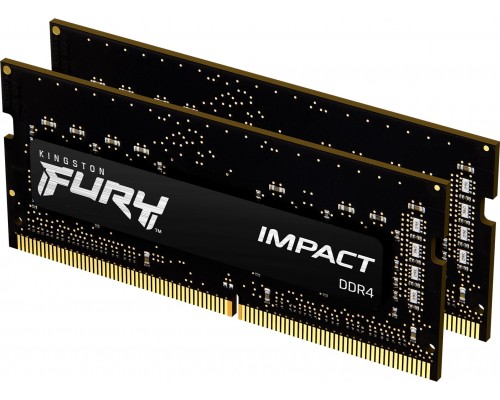 Kingston Fury Impact, SODIMM, DDR4, 32 GB, 3200 MHz, CL20 (KF432S20IBK2/32)