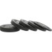 HMS Plate Olympic Bumper Black 25 Kg
