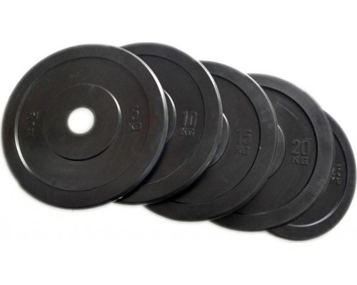 DelSport Bumper black plate 5 kg DelSport