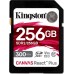 SD  Kingston Canvas React Plus SDXC 256 GB Class 10 UHS-II/U3 V90 (SDR2/256GB)