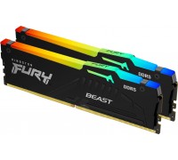 Kingston Fury Beast RGB, DDR5, 16 GB, 5600MHz, CL40 (KF556C40BBAK2-16)