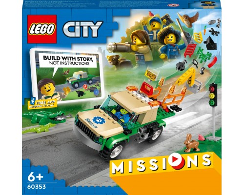 LEGO City Misje ratowania dzikich zwierząt (60353)