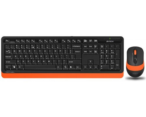 Klawiatura A4Tech A4tech FG1010 FSTYLER set bezdr. klawiatura + mysz, pomarańczowy kolor