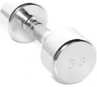 SKO Chromed dumbbell TOORX MC-5 5kg