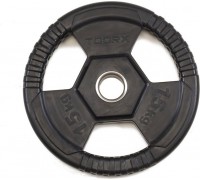 SKO Toorx Rubber coated weight plate 15 kg, D25mm
