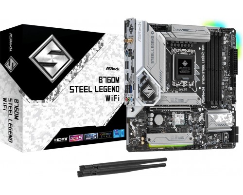 Intel B760 ASRock B760M STEEL LEGEND WIFI