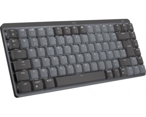Logitech Logitech  Klawiatura bezprzewodowa  MX Mini  Mechaniczna  Podswietlana wydajnosc  Grafit