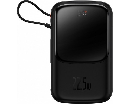Baseus Qpow Digital Display USB-C 10000mAh Black