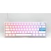 Ducky One 2 Pro Mini White Edition Gaming , RGB LED - Kailh Red (US)