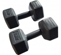 Spartan ‎‎‎‎Dumbbells 1858 bituminous 2 x 4 kg