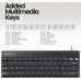 Perixx Perixx PERIDUO-212 DE, mini USB keyboard and mouse set, black