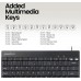 Perixx Perixx PERIDUO-212 DE, mini USB keyboard and mouse set, black