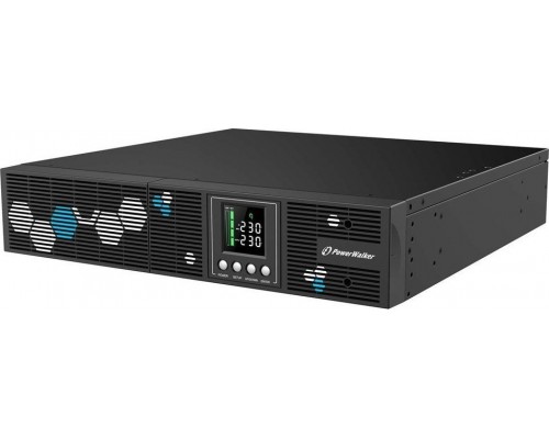 UPS PowerWalker charger emergency UPS Power Walker Line-Interactive 2000VA RLP 8x IEC Out, USB-B/RS-232, Rack 19"