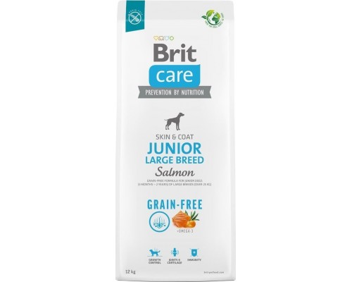 Brit BRIT CARE DOG GRAIN FREE JUNIOR LARGE SALMON - 12KG