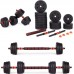 ModernHome ‎Dumbbells 2401 bituminous 2 x 20 kg