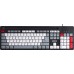 Marvo Marvo KB005, klawiatura US, klasyczna, przewodowa (USB), czarno-czerwona