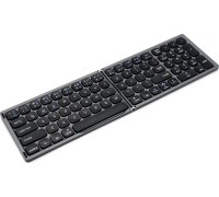 HDWR Elegancka składana klawiatura bezprzewodowa z Bluetooth, ciemnoszara typerCLAW BS110