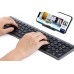 HDWR Elegancka składana klawiatura bezprzewodowa z Bluetooth, ciemnoszara typerCLAW BS110
