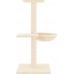 vidaXL cat z sisalowymi słupkami, creamy, 72 cm